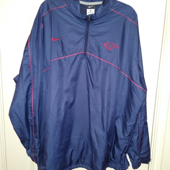 Nike Quarter Zip Windbreaker Pullover Jacket Men's sz XL - Picture 1 of 7